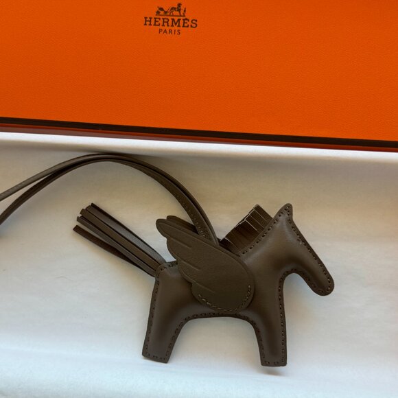 Hermes Rodeo Pegase Pegasus PM Etoupe bag charm for birkin kelly - Picture 2 of 7